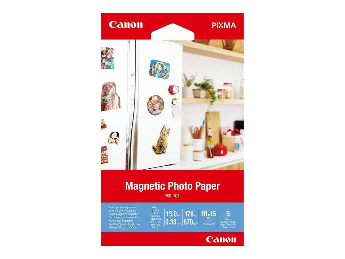 Canon Magnetic Photo Paper MG-101 - Glänzend - 13 mil - 100 x 150 mm - 670 g/m²-0
