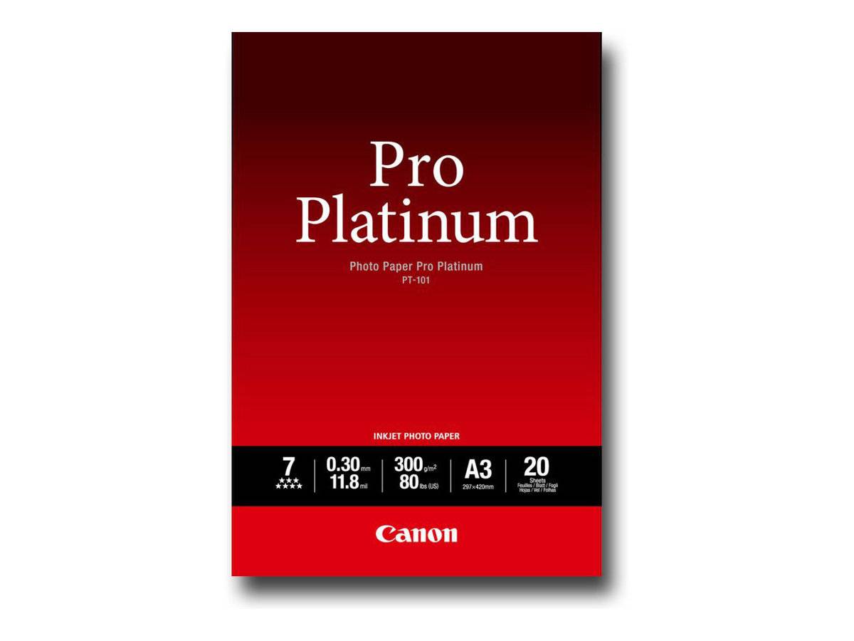 Canon Photo Paper Pro Platinum - A3 (297 x 420 mm) - 300 g/m² - 20 Blatt Fotopap-0