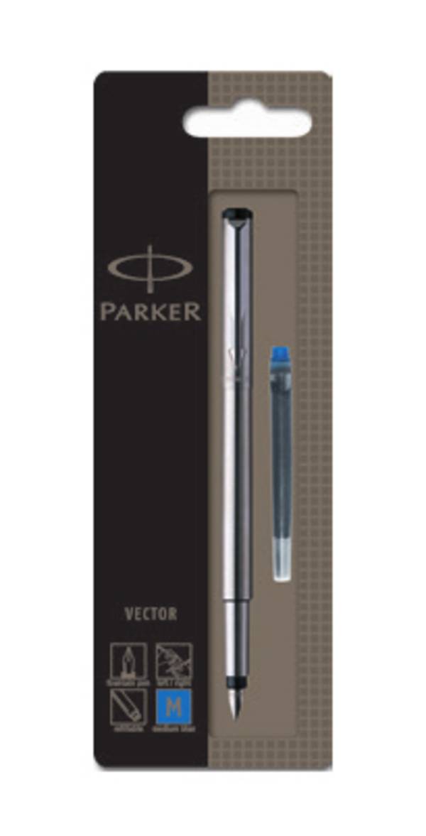 Parker Vector - Füller - nicht dauerhaft - Blau