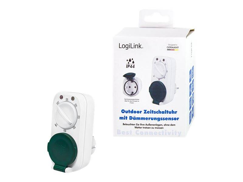 LogiLink ET0013 - Schaltersteckdose - kabelgebunden - weiß-5