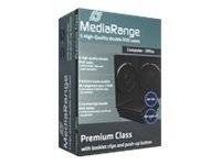 MediaRange Retail-Pack DVD-Case Double - DVD-Videobox - Kapazität: 2 CD/DVD - Schwarz (Packung mit 5)-0