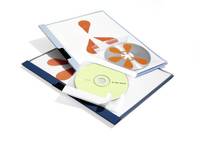 Durable CD/DVD FIX - CD-/DVD-Hülle - Kapazität: 1 CD, 1 DVD - durchsichtig (Packung mit 10)-1