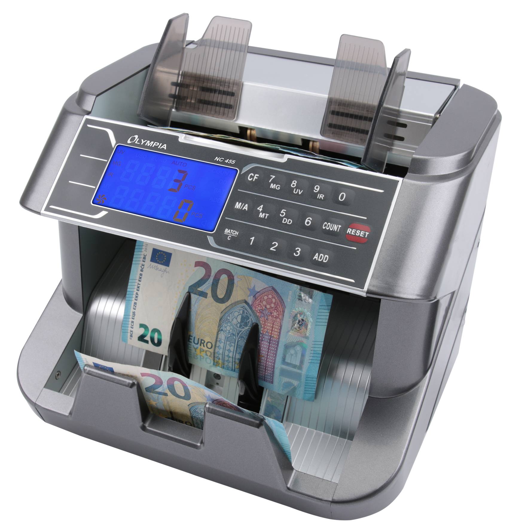 Olympia NC 455, 257 mm, 228 mm, 249 mm, 6,8 kg, AC, 90 W-3
