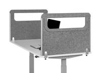 BakkerElkhuizen BE Safety Screen side Acrylic, Hellgrau, PET-Filz, Kunststoff, Grau, Acryl, 1 Stück(e)-0