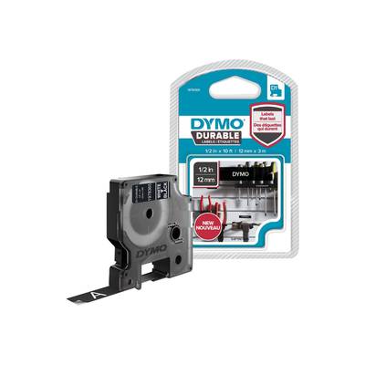 DYMO D1 - Selbstklebend - Weiß auf Schwarz - Rolle (1,2 cm x 3 m)-0