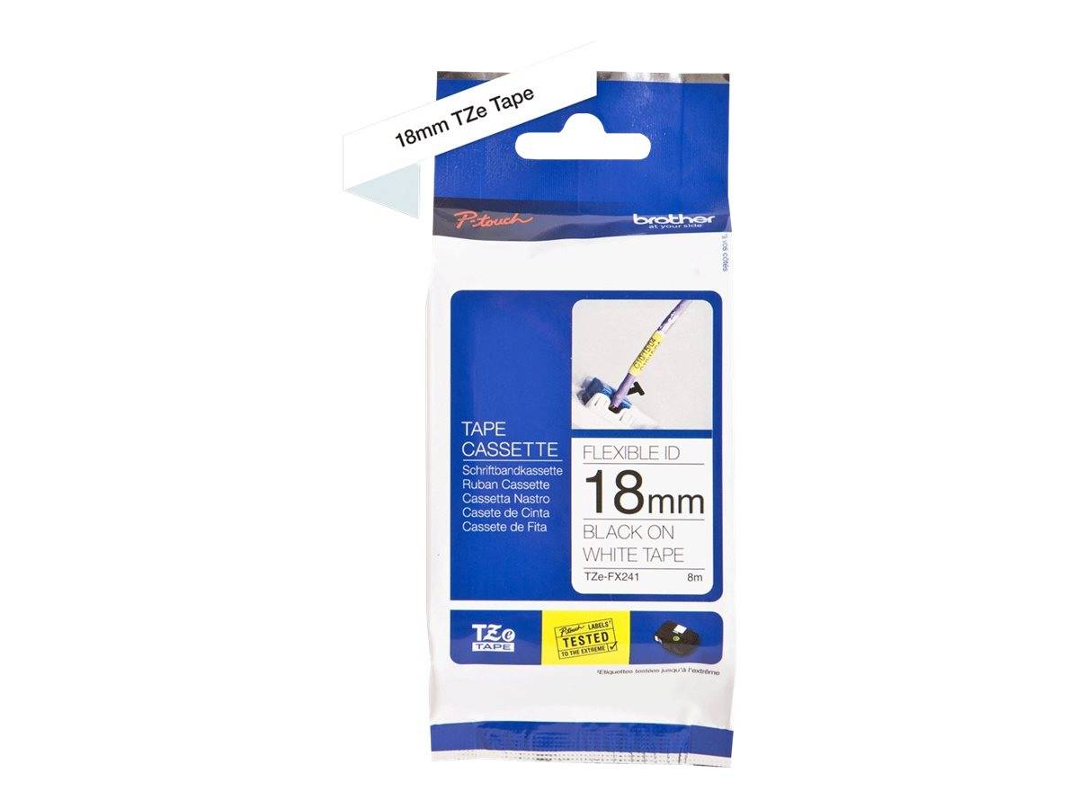 Brother TZe-Beschriftungsband »Flexi-Tape« 18 mm x 8 m-0