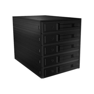 ICY BOX - RaidSonic ICY BOX IB-565SSK - Gehäuse für Speicherlaufwerke mit Lüfter - 3.5"" (8.9 cm)-0