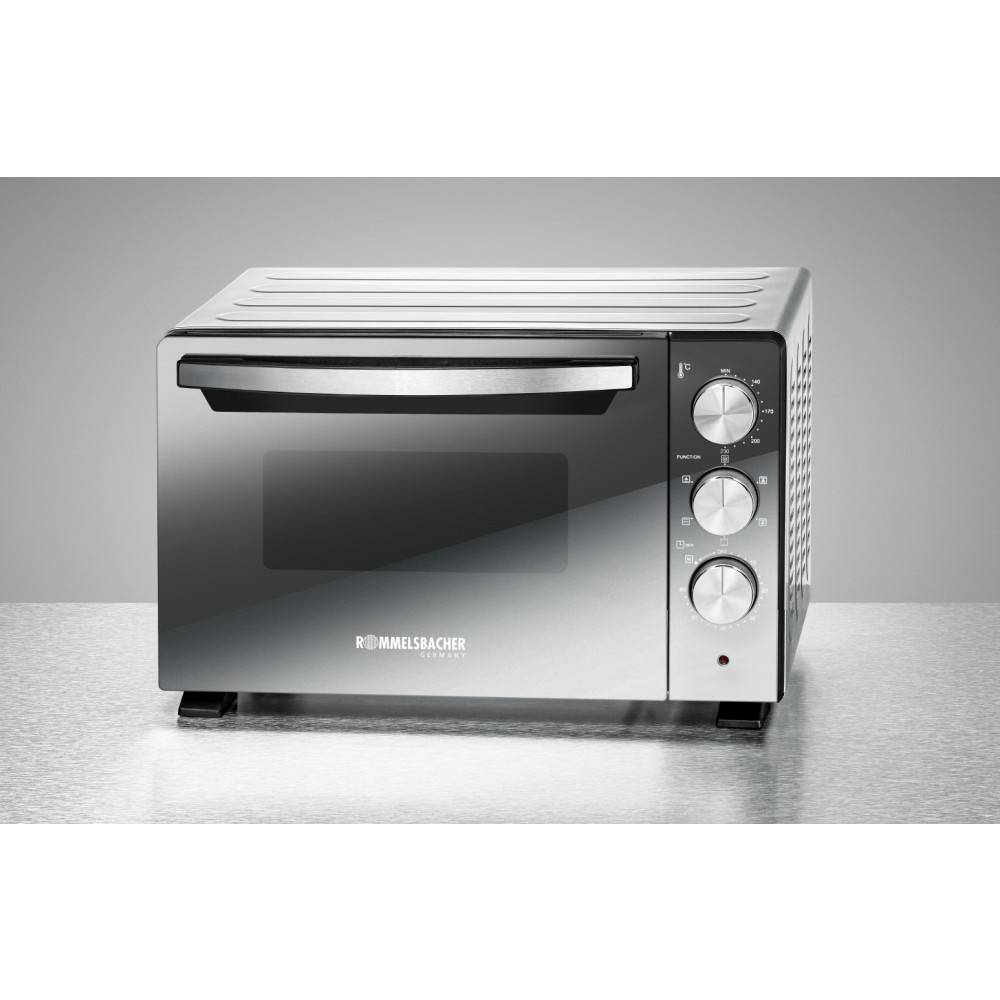 Rommelsbacher BGS 1400, 22 l, Schwarz, Silber, Freistehend, Drehregler, 60 min, Glas-3