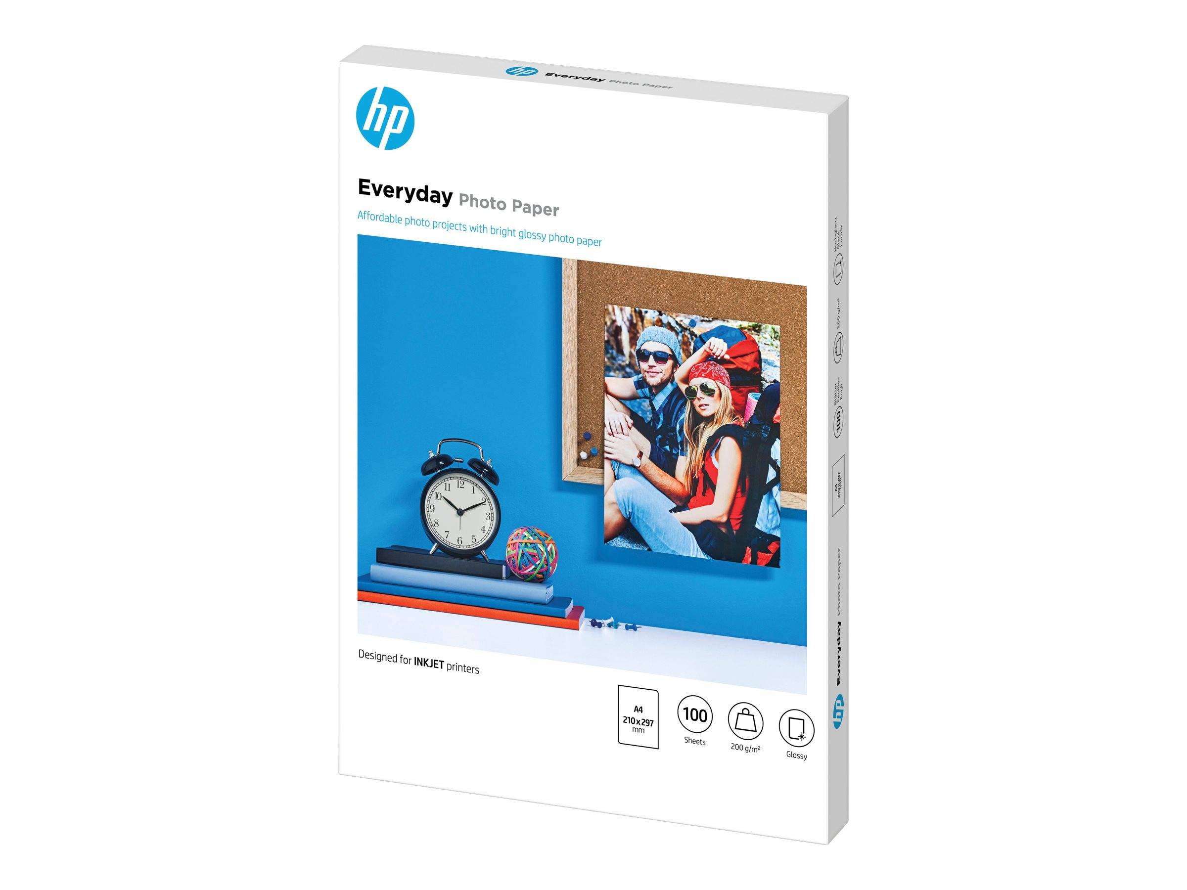 HP Everyday Photo Paper - Glänzend - A4 (210 x 297 mm)-0