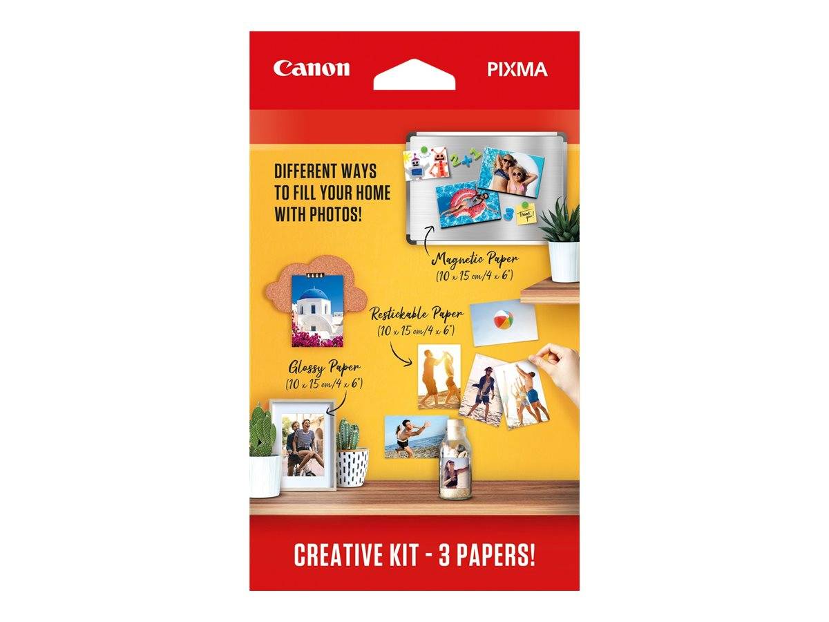 Canon Creative Kit - 100 x 150 mm 60 Blatt Fotopapier-0
