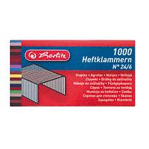 Herlitz 8760514, 1000 Heftklammern, 24/6, Metall-3