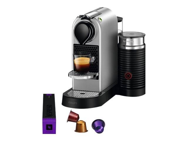 Krups Nespresso CitiZ & Milk XN761B10 - Kaffeemaschine mit Milchaufschäumer-0