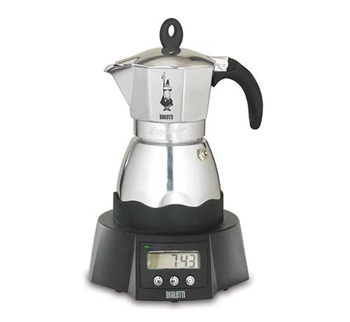 Bialetti EASY TIMER, Elektrische Espressokanne, Gemahlener Kaffee, Schwarz-1