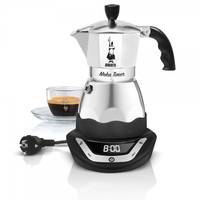 Bialetti EASY TIMER, Elektrische Espressokanne, Gemahlener Kaffee, Schwarz-2