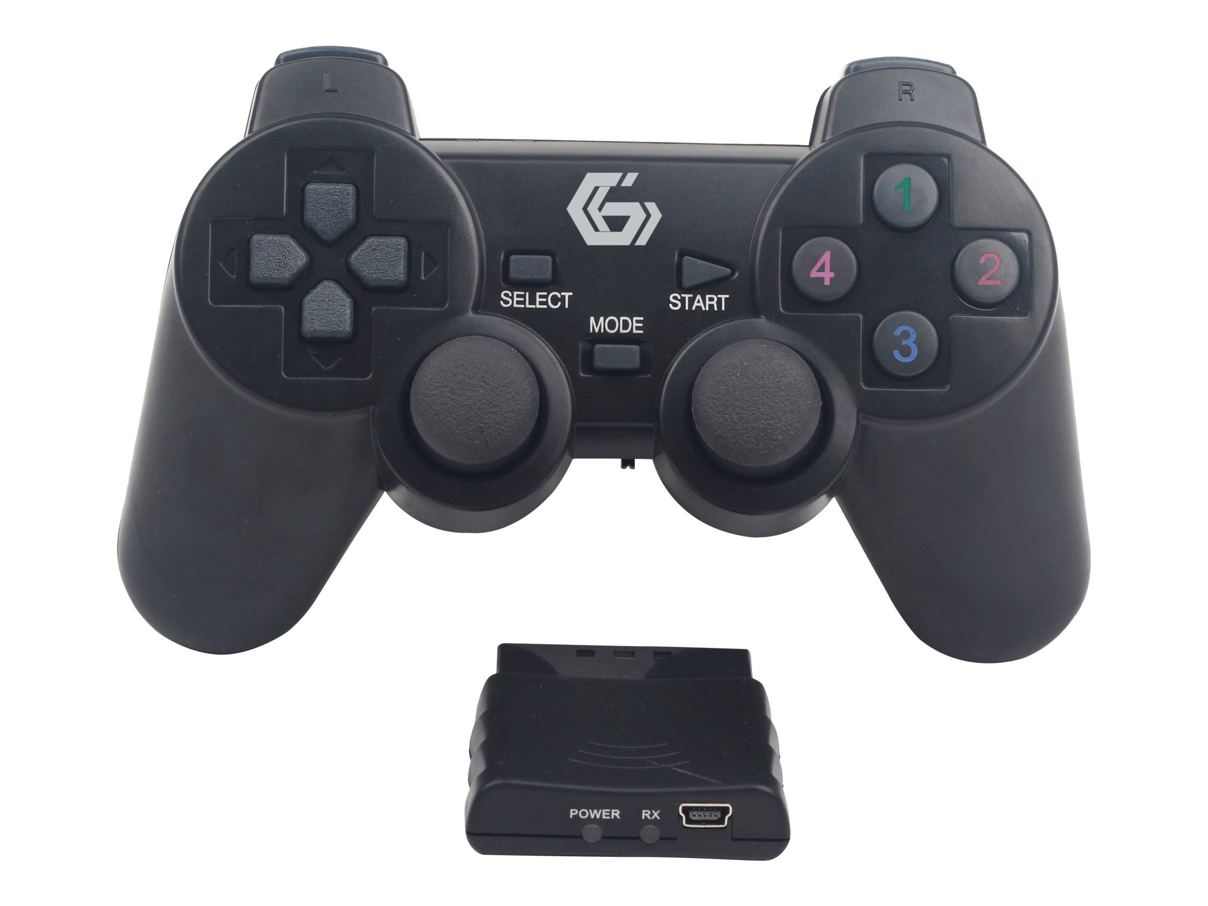 GEMBIRD JPD-WDV-01 - Game Pad - 12 Tasten - kabellos - 2.4 GHz (Packung mit 2)-7