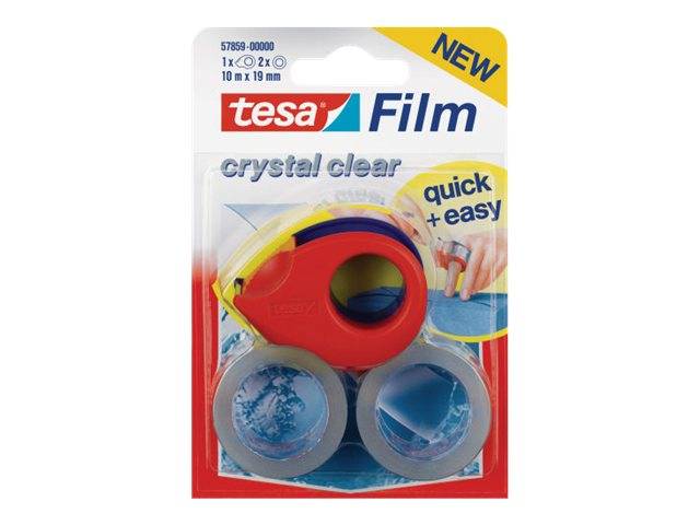 Tesafilm - Abroller mit Büro-Klebeband (2 Rollen)-1