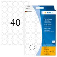 HERMA - Verschlussetiketten - 19 mm diameter - durchsichtig - Polyester (Packung mit 640)-5