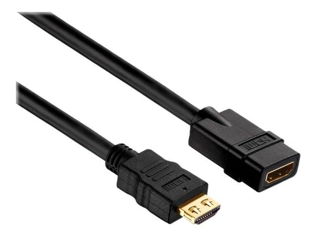 Zertifiziertes 4K Premium High-Speed HDMI-Verlängerungskabel | schwarz, 3.00m-0