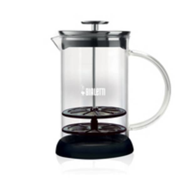 Bialetti 0004410, Französische Presse, 1 l, Schwarz, Transparent, Glas, CE, 1 Stück(e)