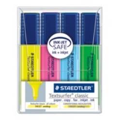 STAEDTLER Textsurfer classic - Textmarker - Blau, Grün, Gelb, rosa - Pigmenttinte - 1-5 mm (Packung mit 4)-5