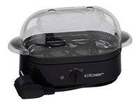 Cloer 6080 - Eierkocher - 350 W - Schwarz-0