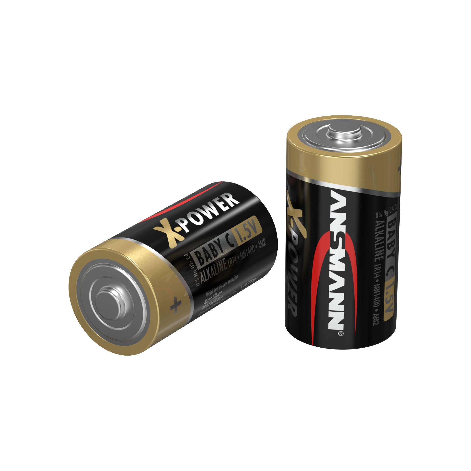 ANSMANN X-POWER Baby C - Batterie 2 x C - Alkalisch-6