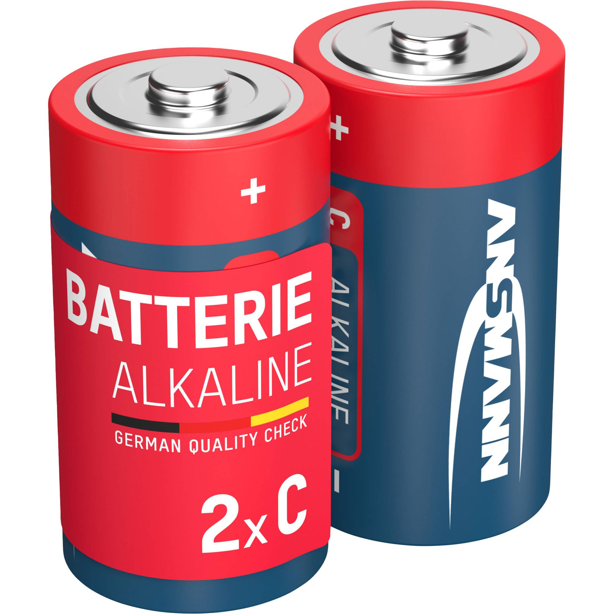ANSMANN RED LINE - Batterie 2 x C - Kohlenstoff-1
