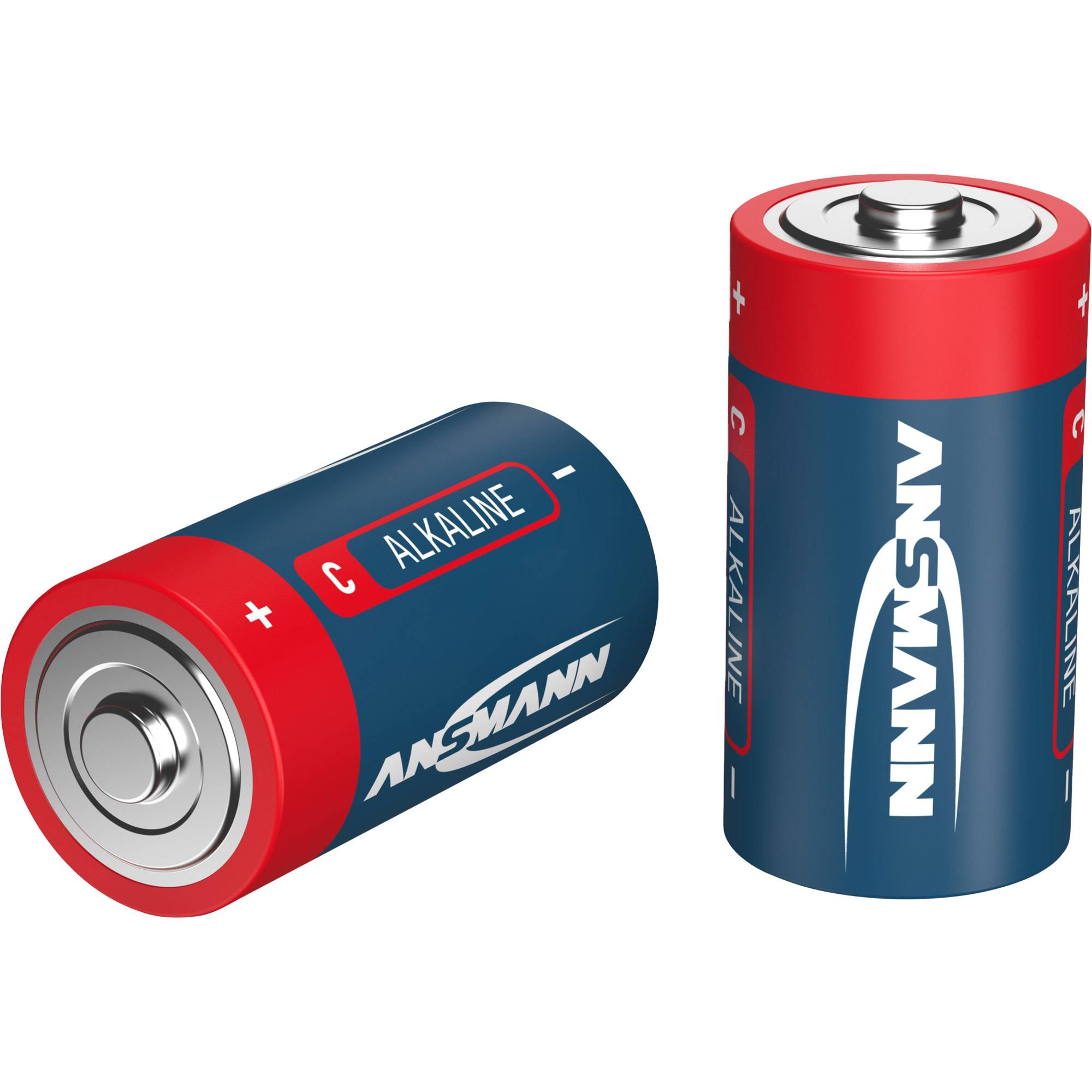 ANSMANN RED LINE - Batterie 2 x C - Kohlenstoff-2