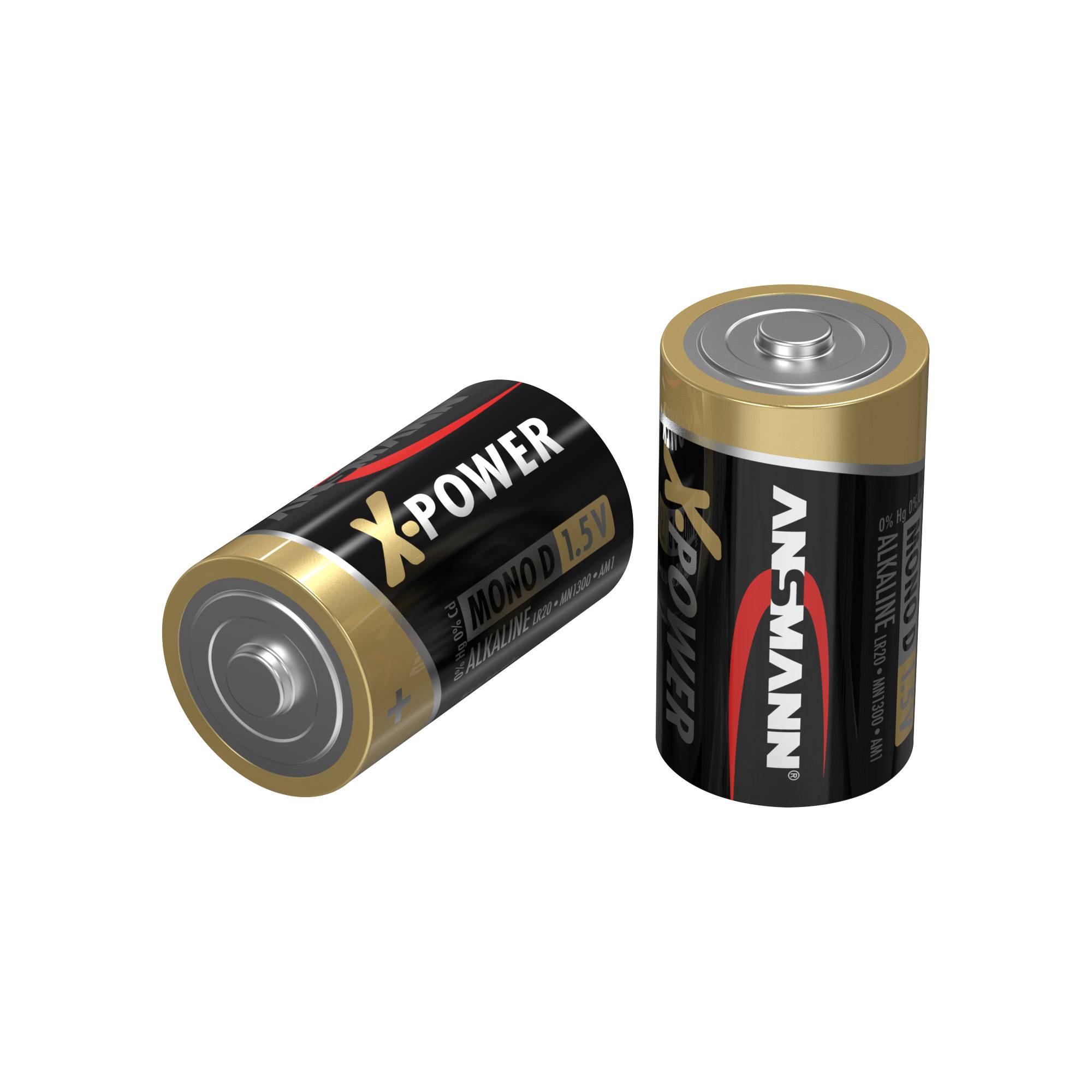 ANSMANN X-POWER Mono D - Batterie 2 x D - Alkalisch-6
