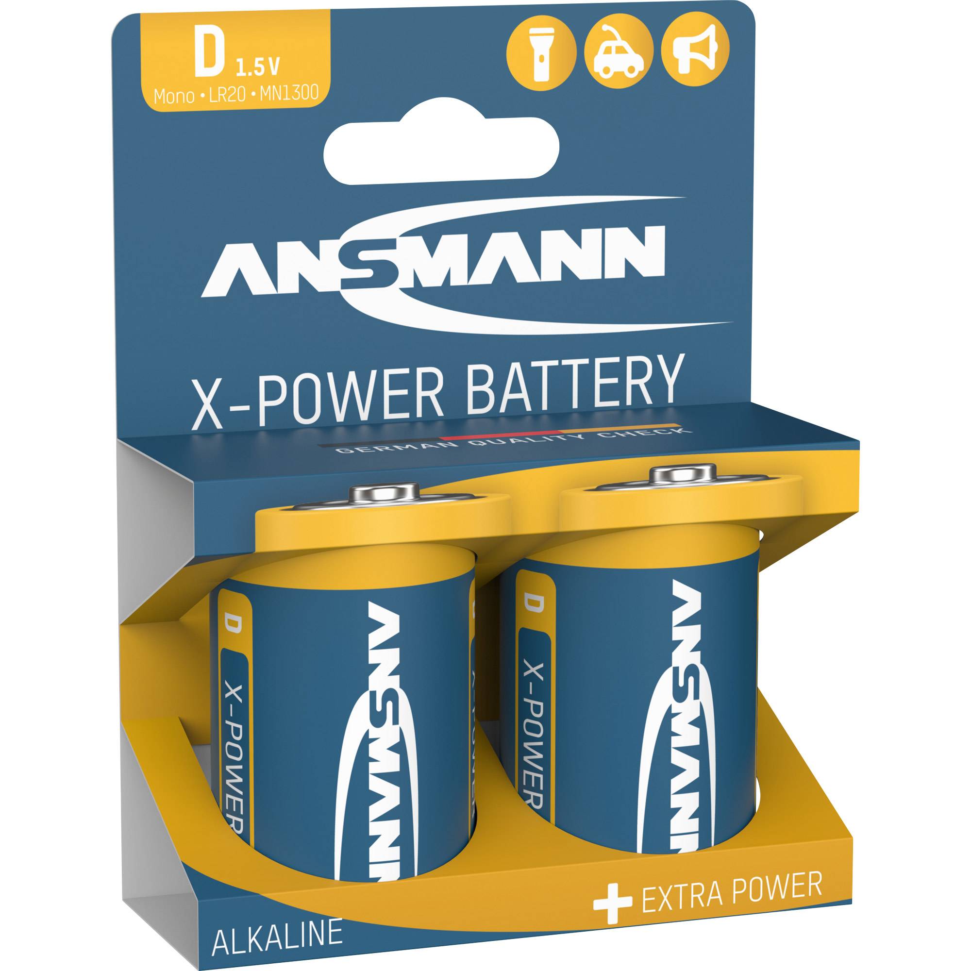 ANSMANN X-POWER Mono D - Batterie 2 x D - Alkalisch-7