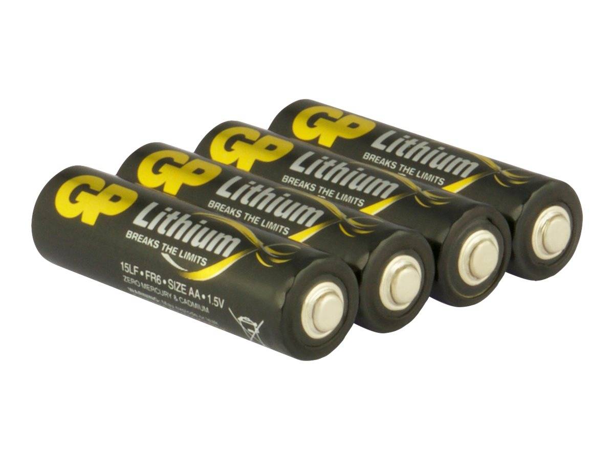 GP BATTERY - GP Primary Lithium 15LF - Batterie 4 x AA-Typ-0