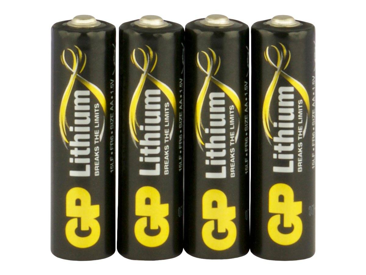 GP BATTERY - GP Primary Lithium 15LF - Batterie 4 x AA-Typ-7