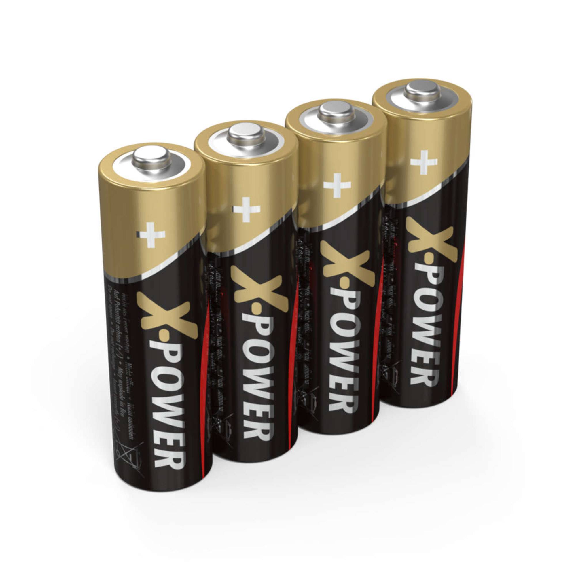 ANSMANN X-POWER Mignon AA - Batterie 4 x AA-Typ - Alkalisch-4