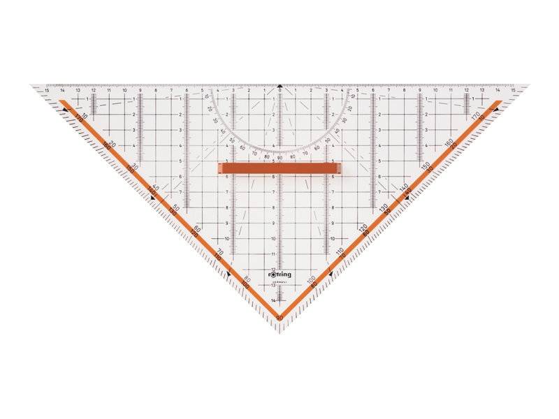 Rotring Centro Professional Set Square - Geodreieck-0