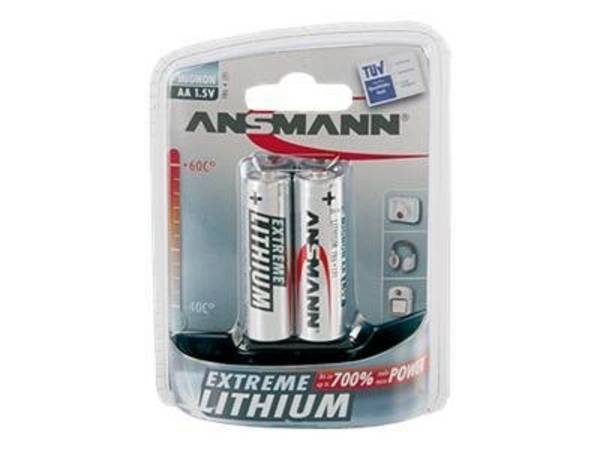 ANSMANN Mignon Extreme Lithium - Batterie 2 x AA-Typ