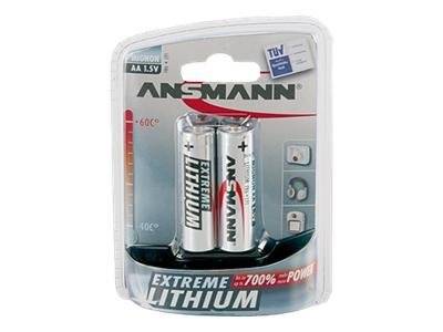 ANSMANN Mignon Extreme Lithium - Batterie 2 x AA-Typ-0