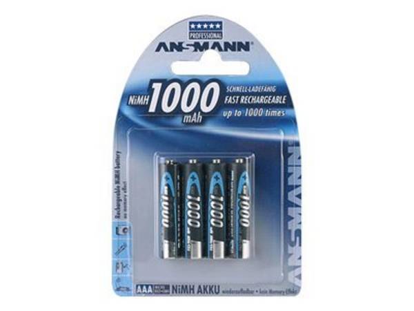 ANSMANN Energy Micro - Batterie 4 x AAA - NiMH - (wiederaufladbar)