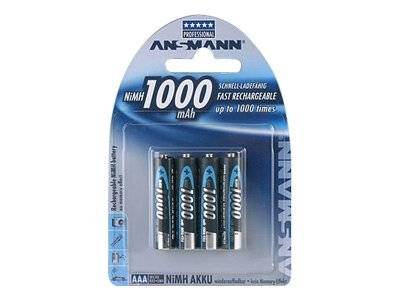 ANSMANN Energy Micro - Batterie 4 x AAA - NiMH - (wiederaufladbar)-0