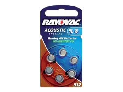 Rayovac Hörgerätebatterie Varta HA312, PR41, 4607, Acoustic Special max. 180mAh, 5000252003205, passend für Kind ZL3-0