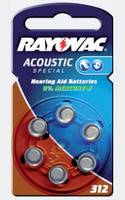 Rayovac Hörgerätebatterie Varta HA312, PR41, 4607, Acoustic Special max. 180mAh, 5000252003205, passend für Kind ZL3-2