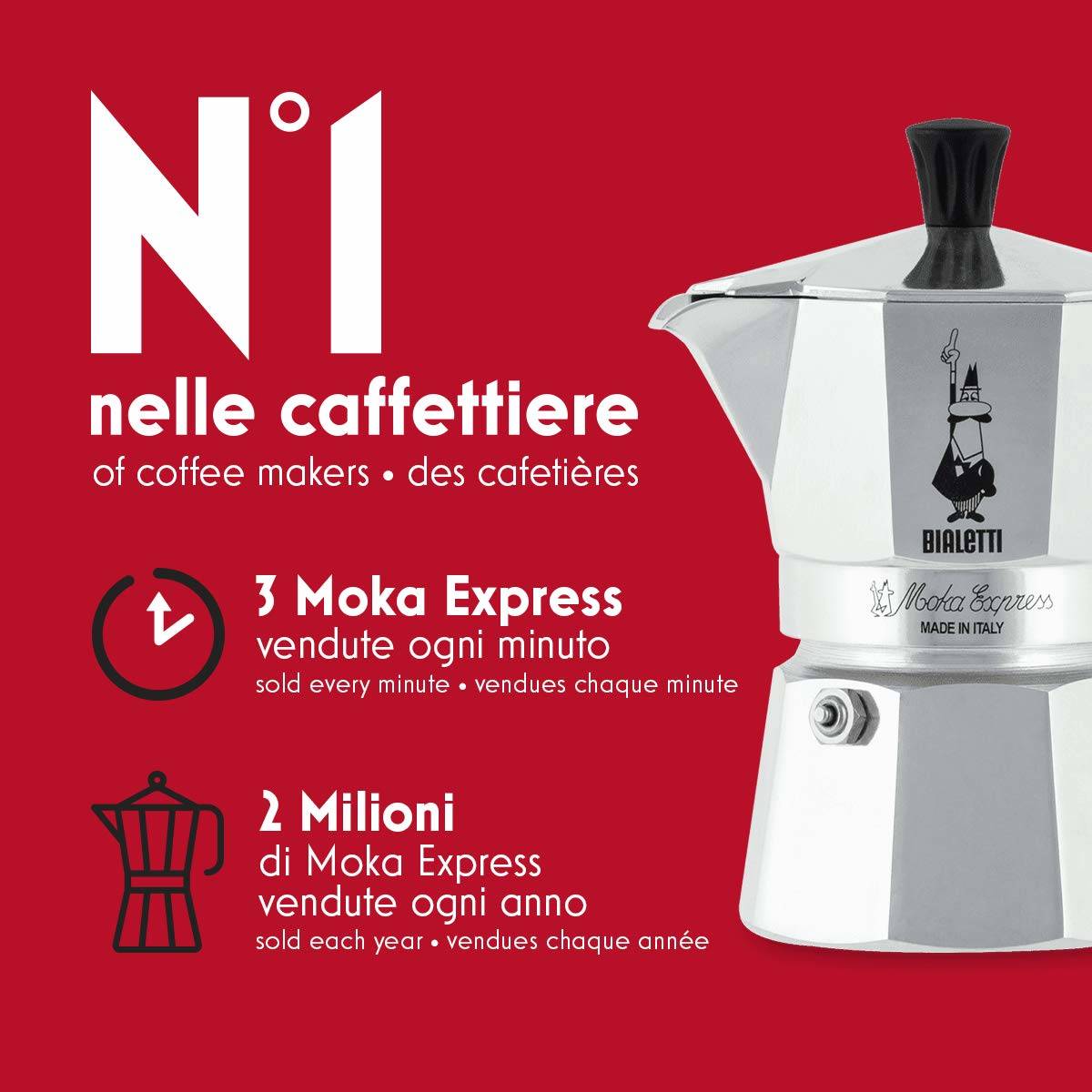 Bialetti Moka Express - Kaffeemaschine - 13 x-4