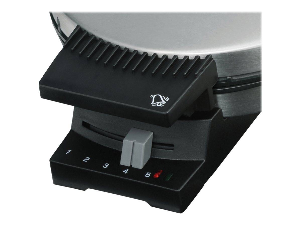 Cloer 189 - Waffeleisen - 930 W - Edelstahl matt - Waffelautomat 189-7