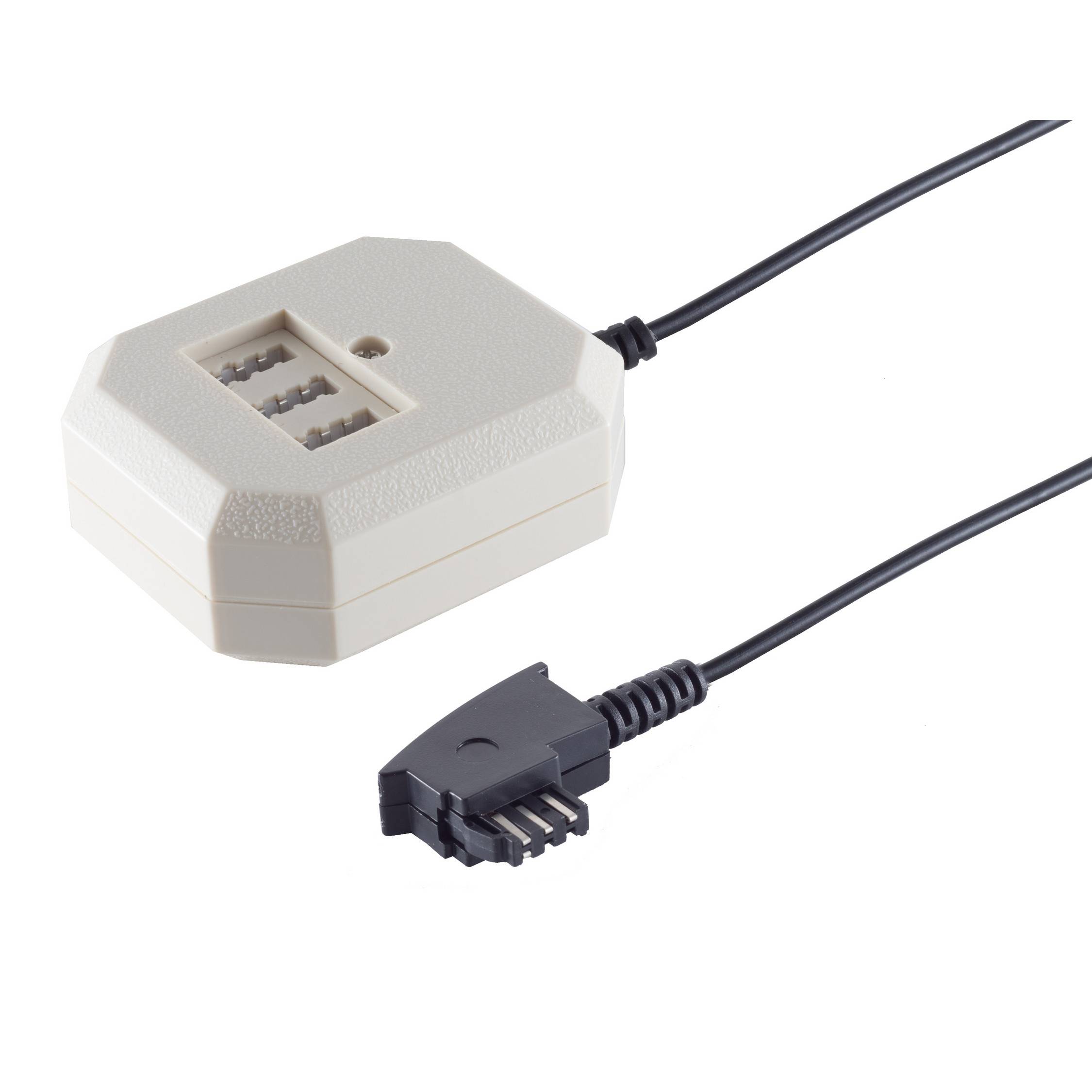 TAE F-Stecker / TAE-Buchse NFF+Western-Buchse 0,2m-3