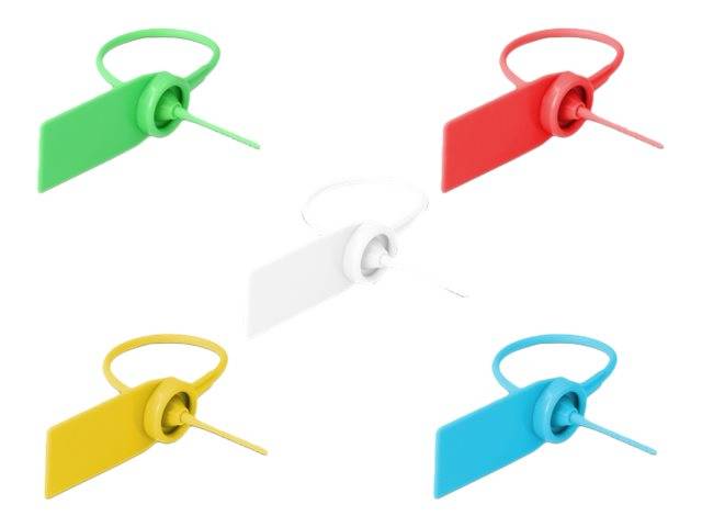Delock Kabelbinder - 18 cm - diverse Farben (Packung mit 10) - mit Beschriftungs-5