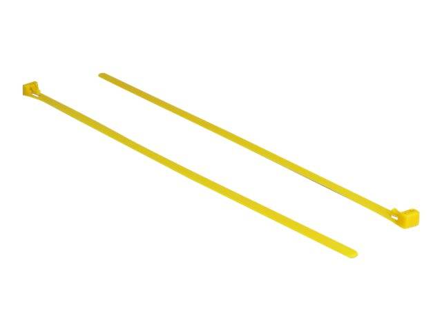 DeLOCK - Kabelbinder - 30 cm - Gelb (Packung-0