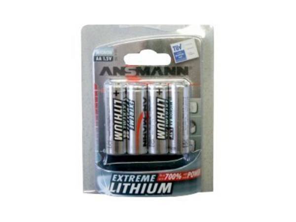 ANSMANN Mignon Extreme Lithium - Batterie 4 x AA-Typ