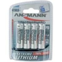 ANSMANN Mignon Extreme Lithium - Batterie 4 x AA-Typ-6