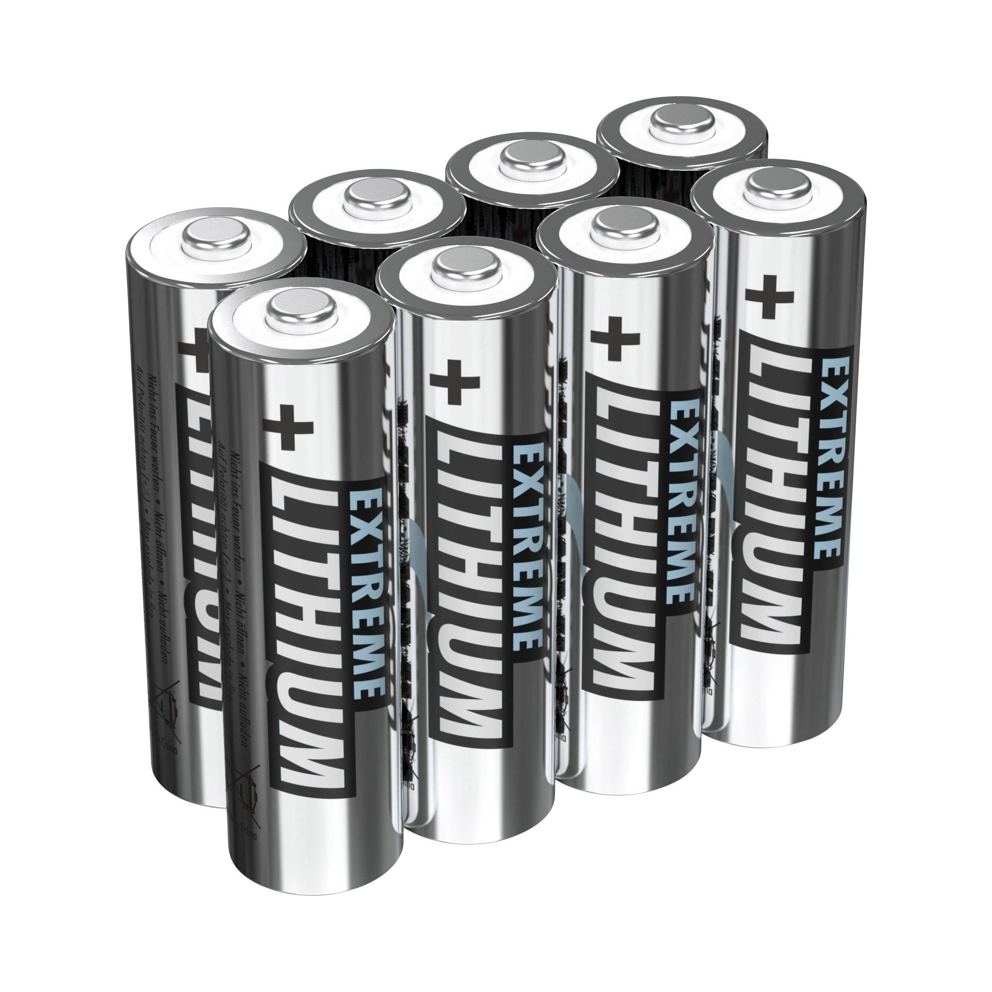 ANSMANN Extreme Lithium AA - Batterie 8 x AA-Typ-4