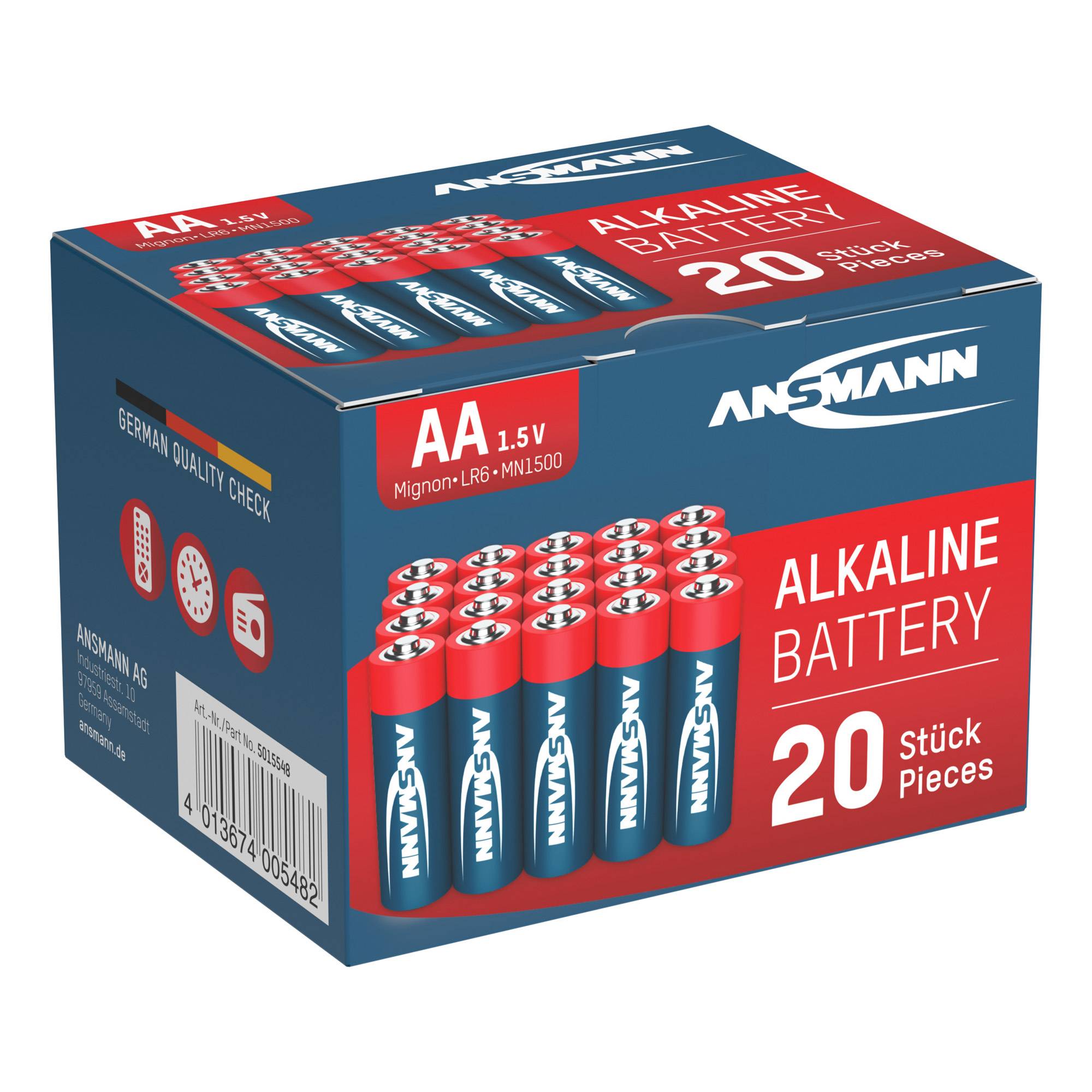 ANSMANN Mignon - Batterie 20 x AA-Typ - Alkalisch-4