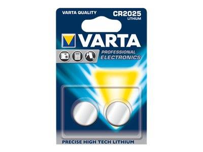 Varta Professional - Batterie 2 x CR2025 - Li-0